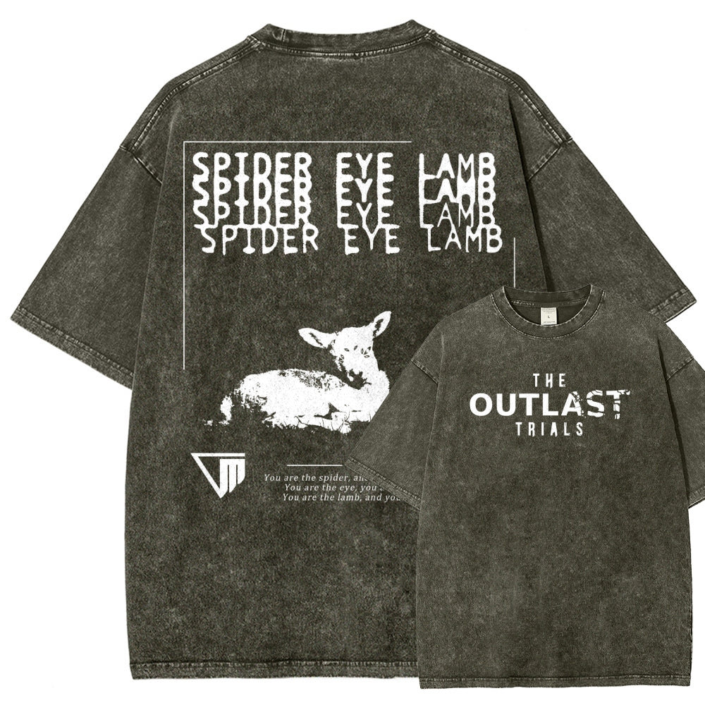 The Outlast Trials Unisex Fit Washed T-Shirt 2511027305