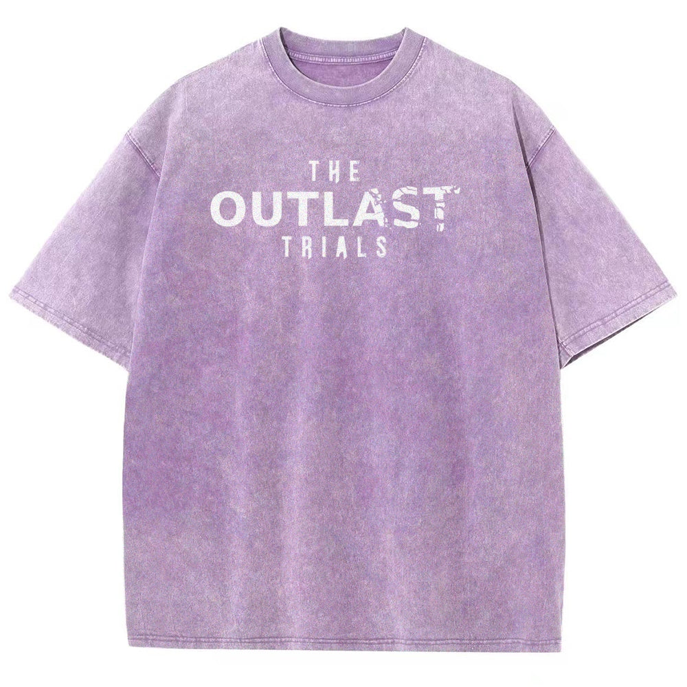 The Outlast Trials Unisex Fit Washed T-Shirt 2511027305