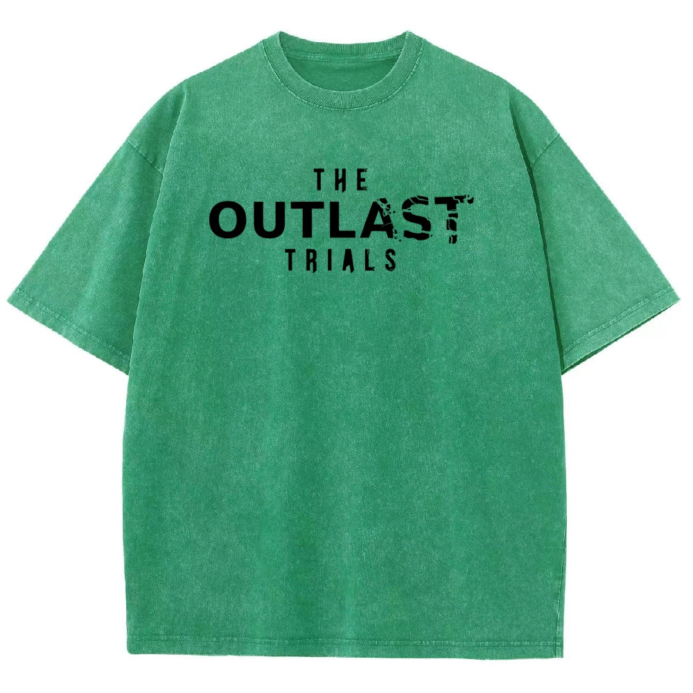 The Outlast Trials Unisex Fit Washed T-Shirt 2511027305
