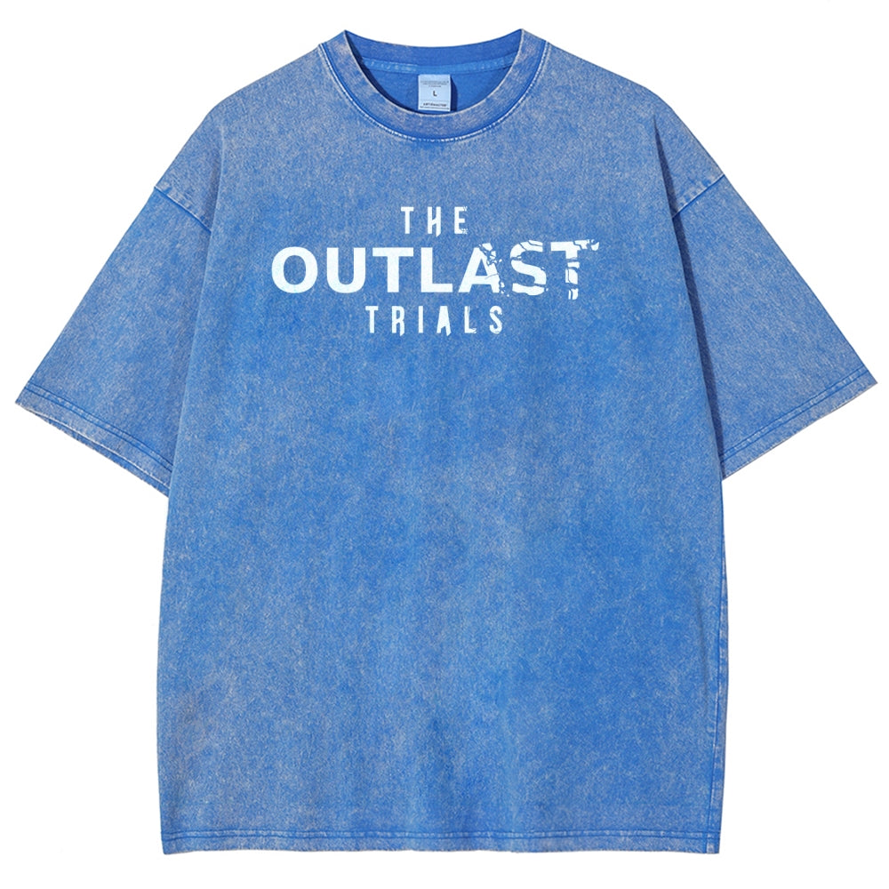 The Outlast Trials Unisex Fit Washed T-Shirt 2511027305