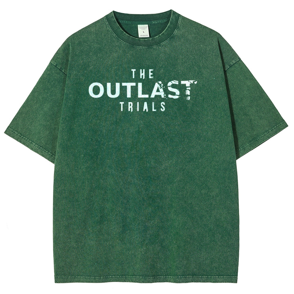 The Outlast Trials Unisex Fit Washed T-Shirt 2511027305