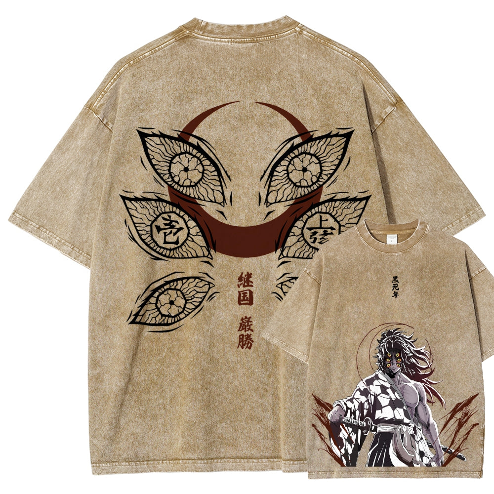 Demon Slayer Unisex Fit Washed T-Shirt 2511029897