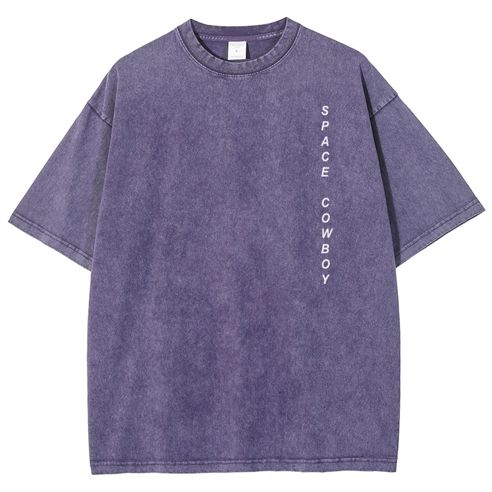 Cowboy Bebop Whatever Happens Unisex Fit Washed T-Shirt 2512002460
