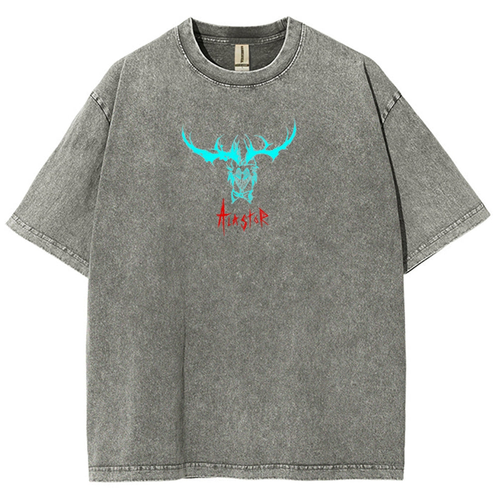 Hazbin Hotel Unisex Fit Washed T-Shirt 2512002659