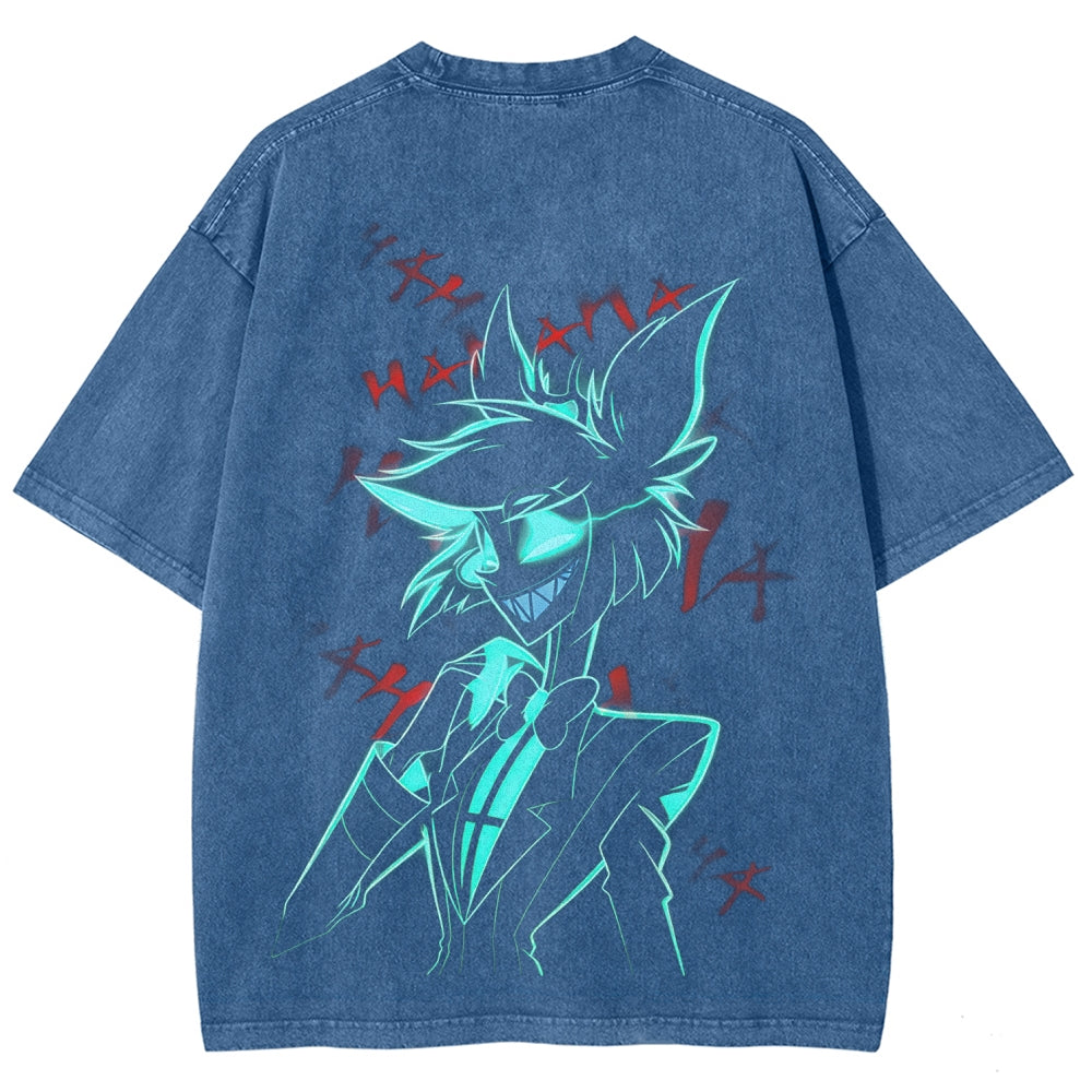Hazbin Hotel Unisex Fit Washed T-Shirt 2512002659
