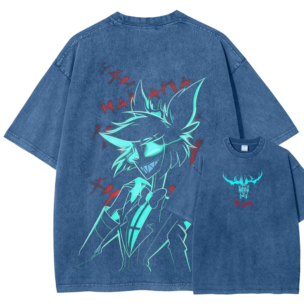 Hazbin Hotel Unisex Fit Washed T-Shirt 2512002659