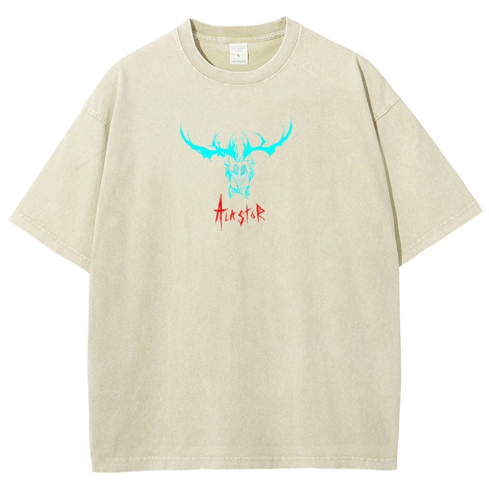 Hazbin Hotel Unisex Fit Washed T-Shirt 2512002659