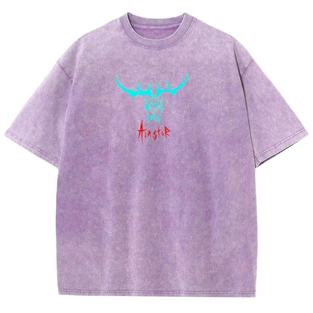 Hazbin Hotel Unisex Fit Washed T-Shirt 2512002659
