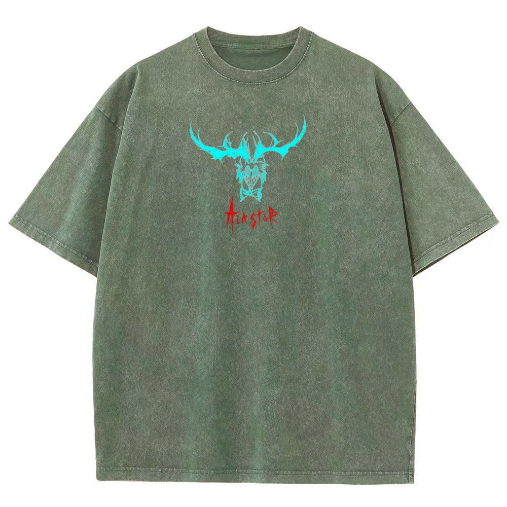 Hazbin Hotel Unisex Fit Washed T-Shirt 2512002659