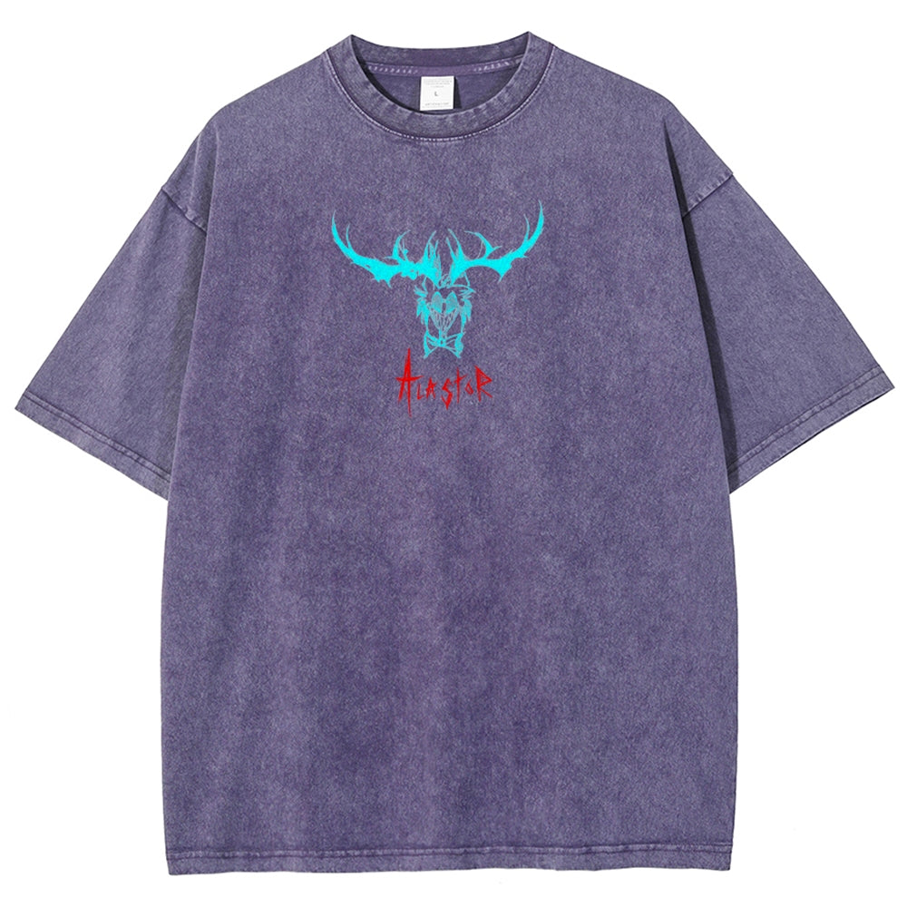 Hazbin Hotel Unisex Fit Washed T-Shirt 2512002659