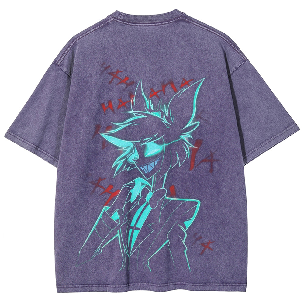Hazbin Hotel Unisex Fit Washed T-Shirt 2512002659