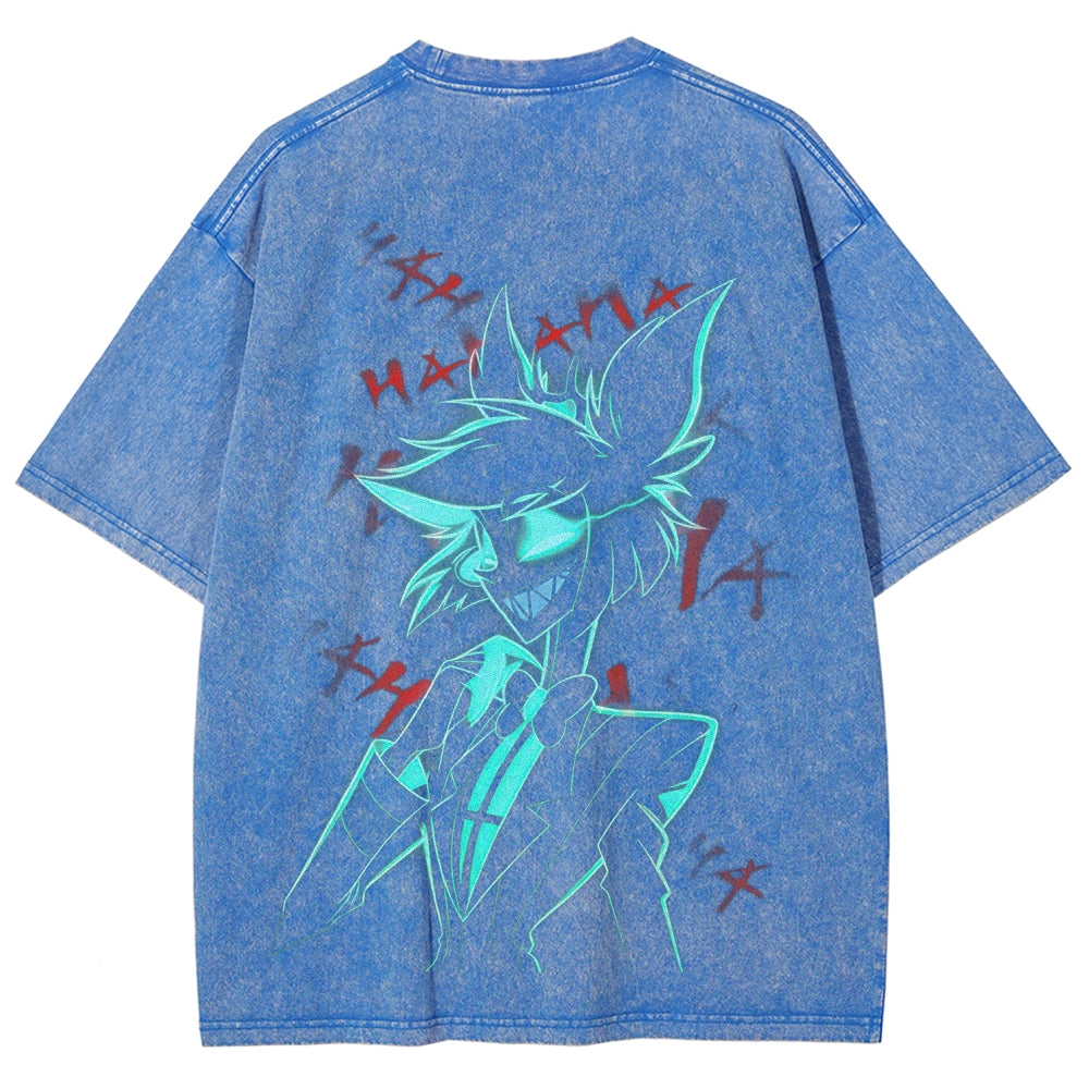 Hazbin Hotel Unisex Fit Washed T-Shirt 2512002659