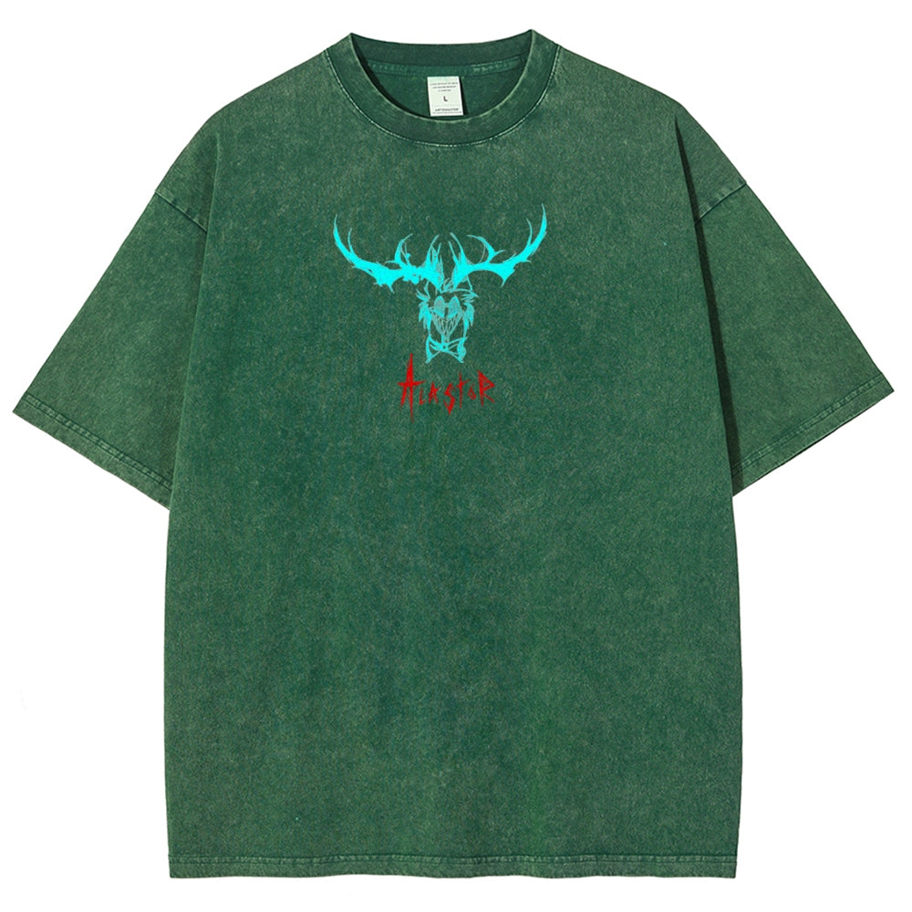 Hazbin Hotel Unisex Fit Washed T-Shirt 2512002659