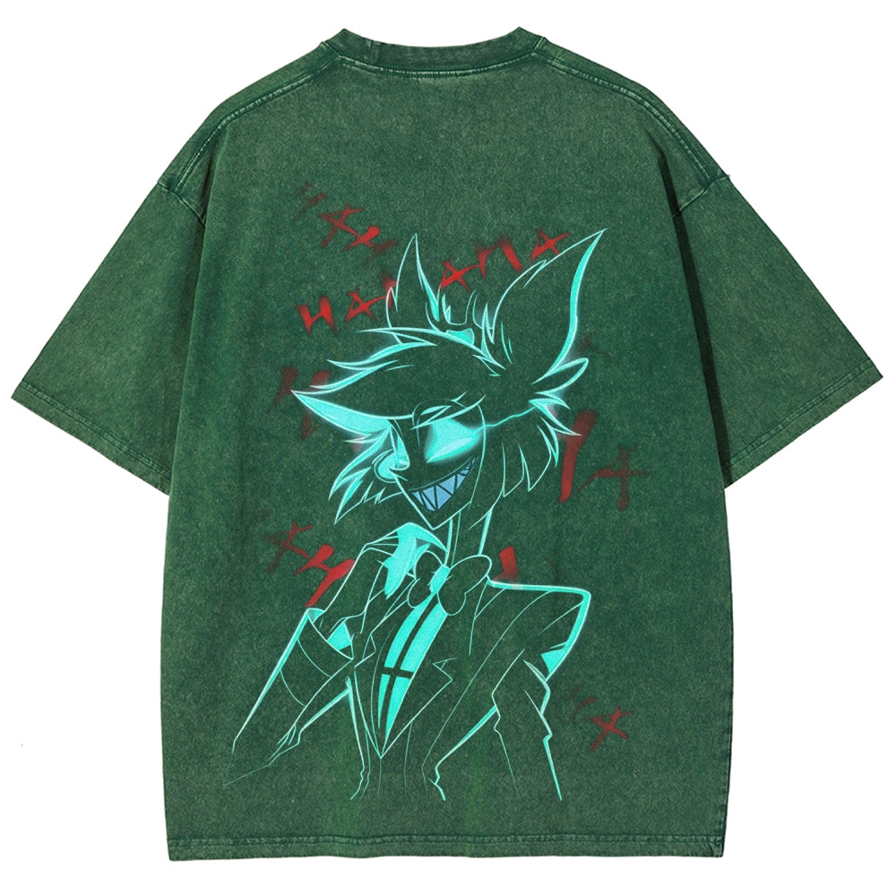 Hazbin Hotel Unisex Fit Washed T-Shirt 2512002659