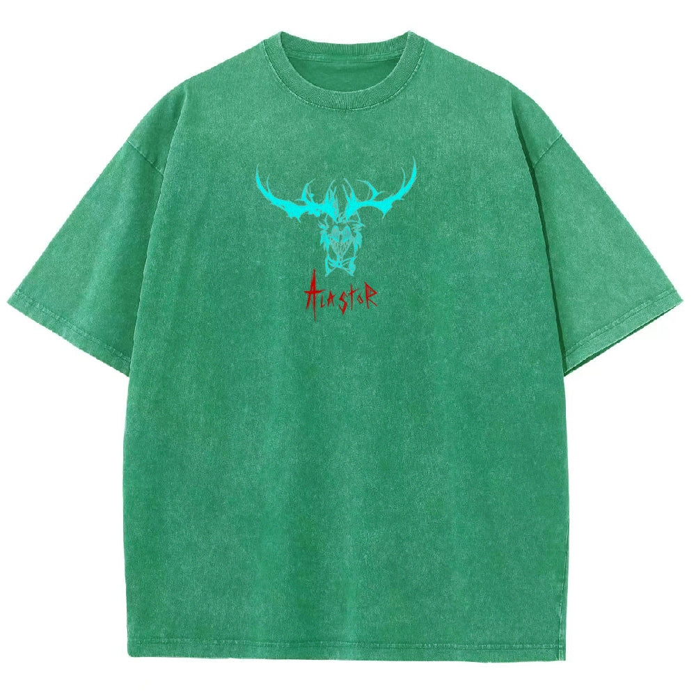 Hazbin Hotel Unisex Fit Washed T-Shirt 2512002659