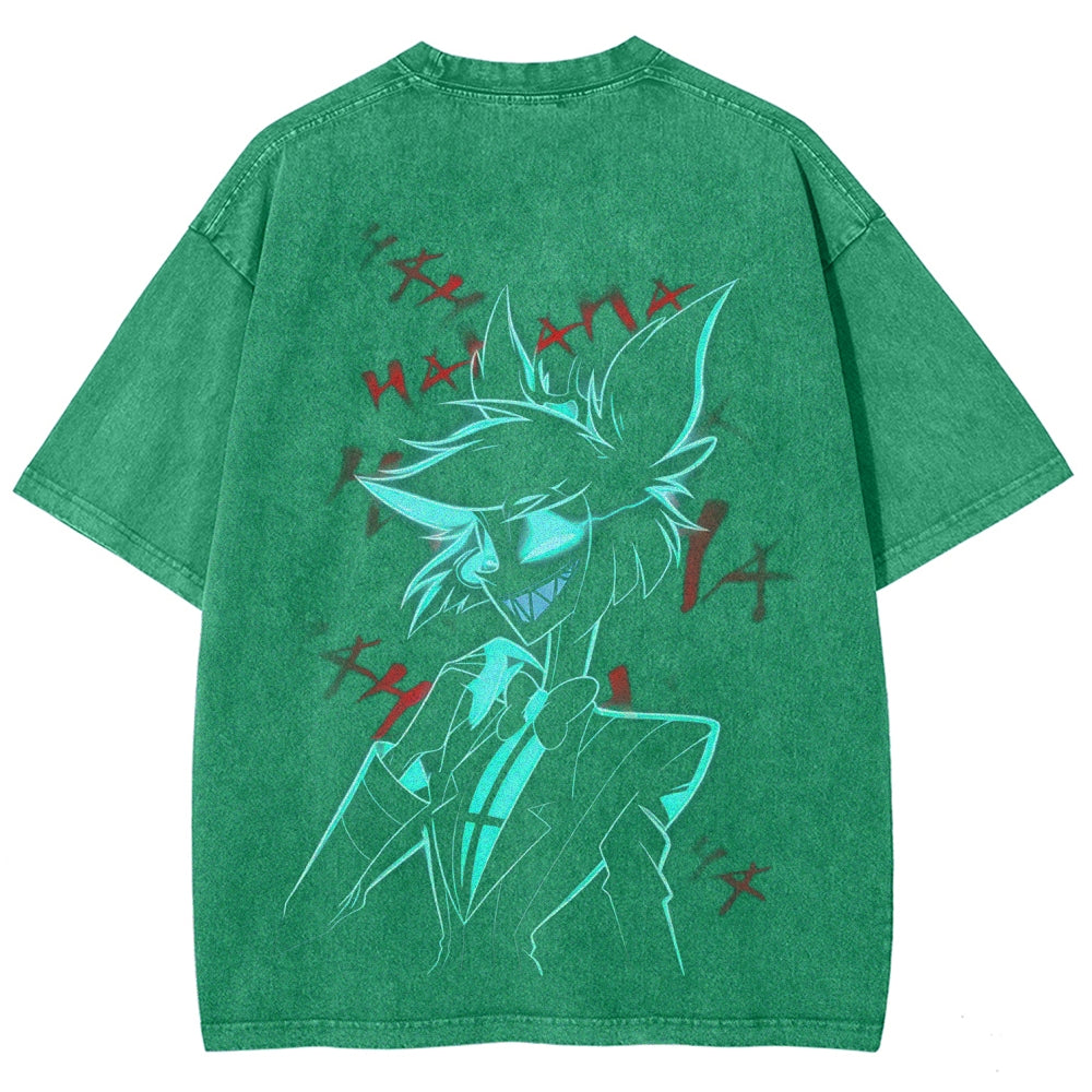 Hazbin Hotel Unisex Fit Washed T-Shirt 2512002659