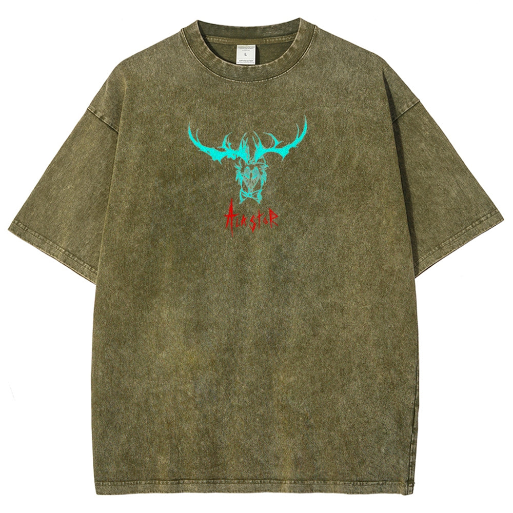 Hazbin Hotel Unisex Fit Washed T-Shirt 2512002659