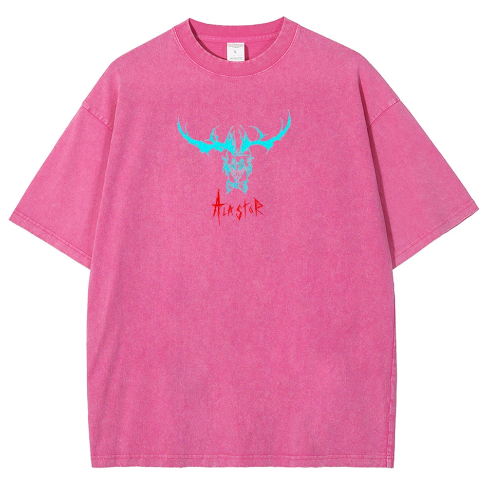 Hazbin Hotel Unisex Fit Washed T-Shirt 2512002659