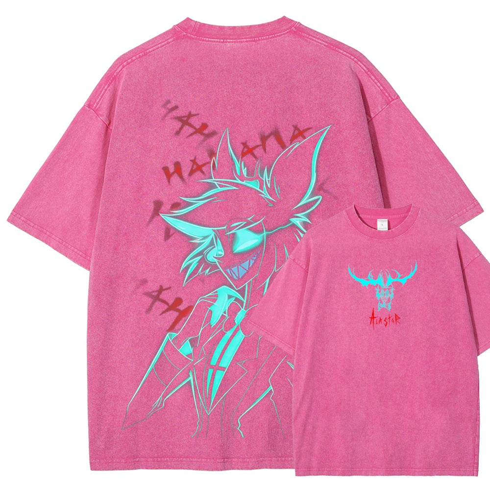 Hazbin Hotel Unisex Fit Washed T-Shirt 2512002659