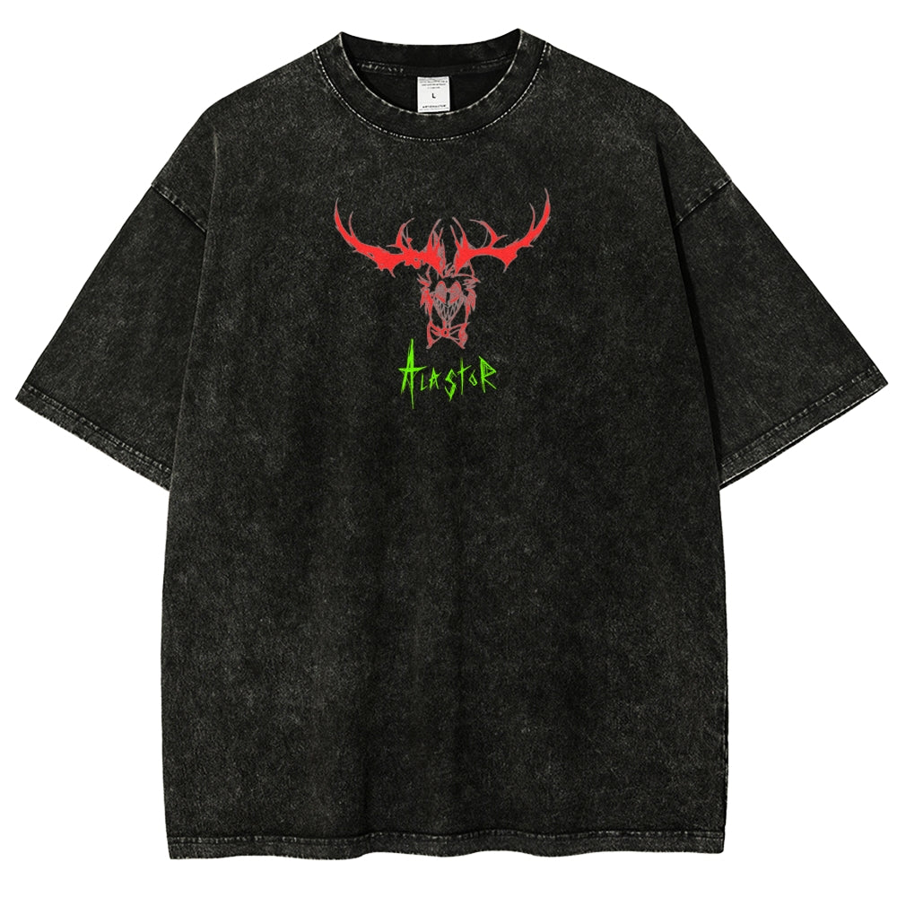 Hazbin Hotel Unisex Fit Washed T-Shirt 2512002664