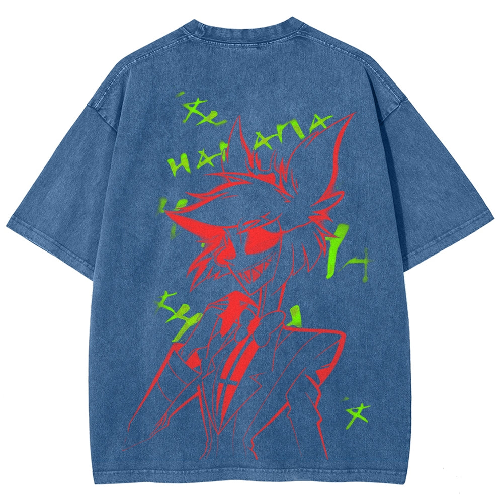 Hazbin Hotel Unisex Fit Washed T-Shirt 2512002664