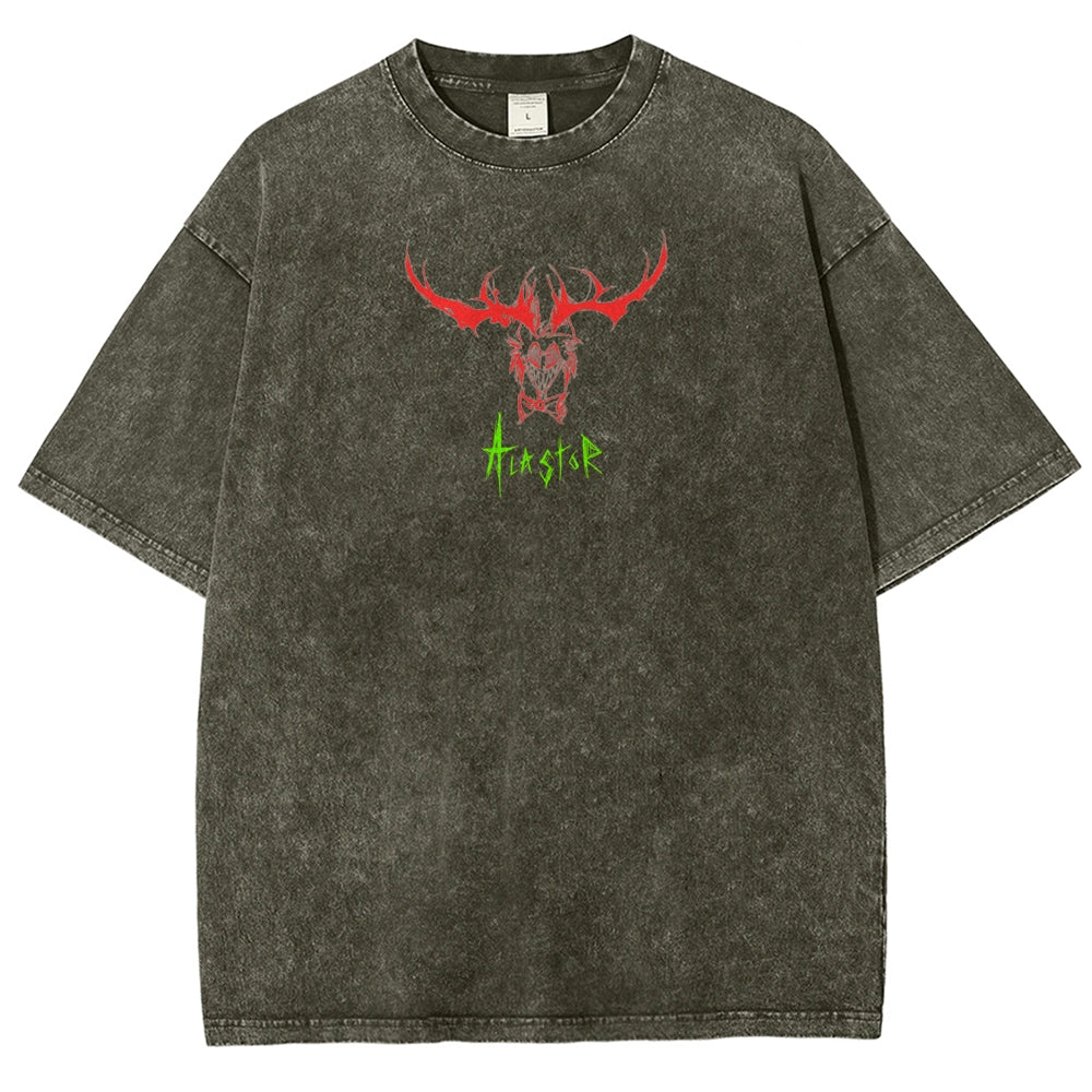 Hazbin Hotel Unisex Fit Washed T-Shirt 2512002664