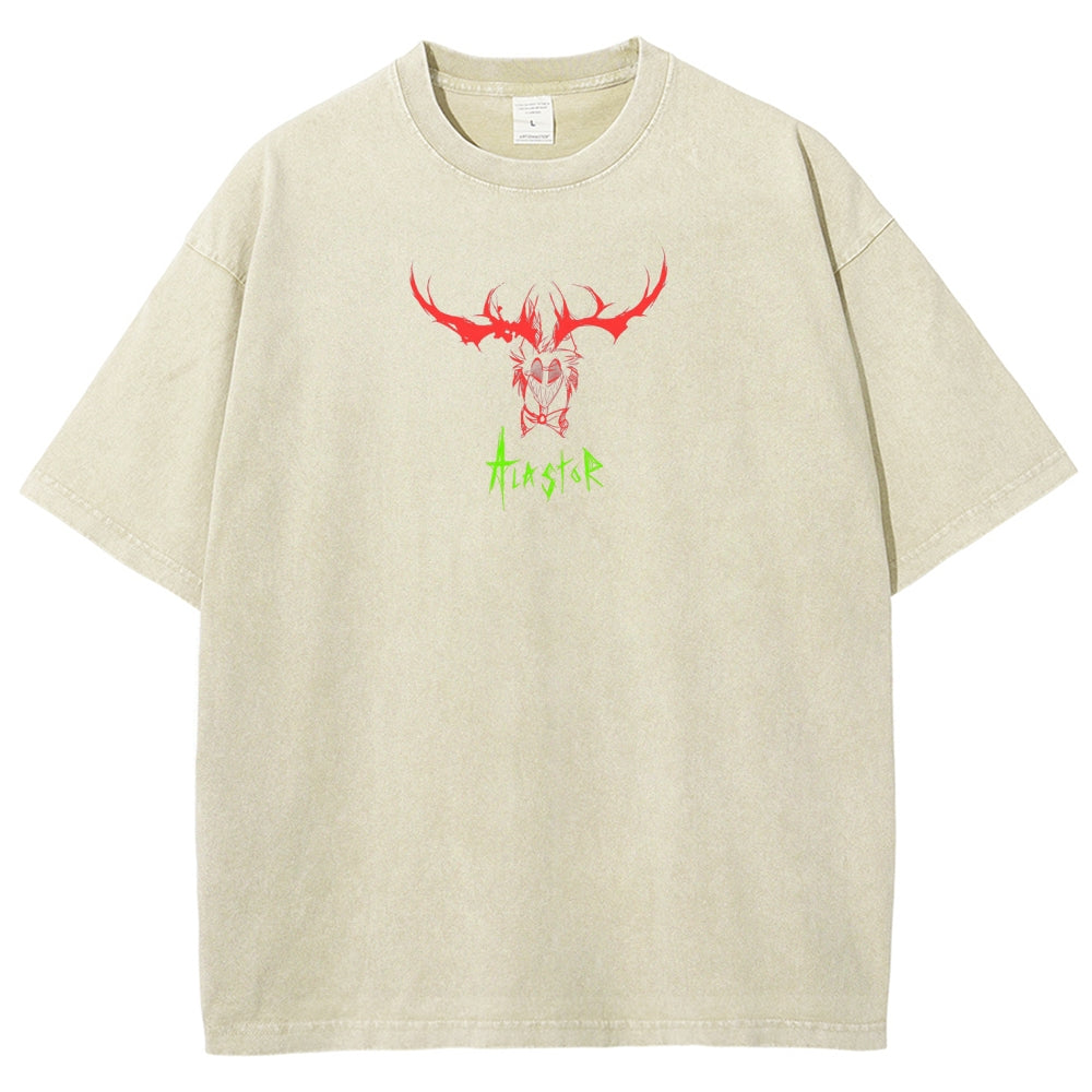 Hazbin Hotel Unisex Fit Washed T-Shirt 2512002664