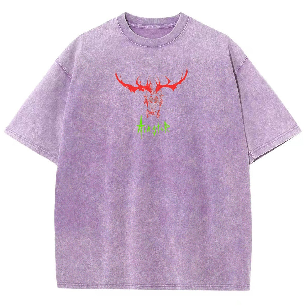Hazbin Hotel Unisex Fit Washed T-Shirt 2512002664