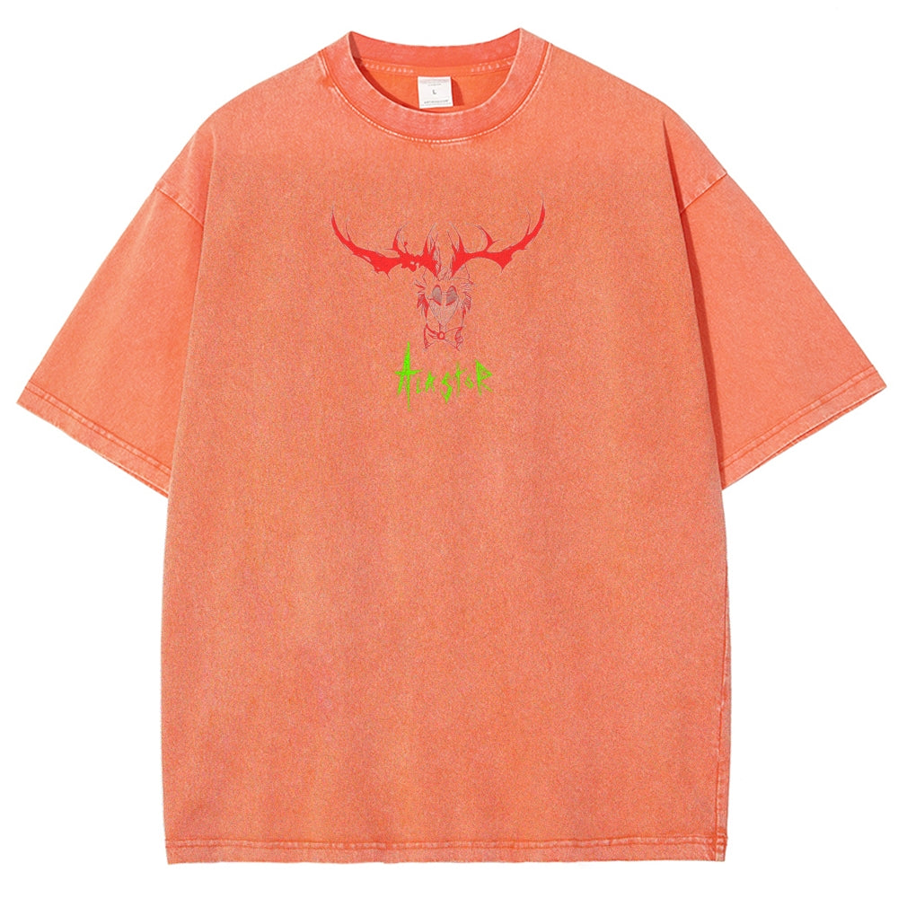 Hazbin Hotel Unisex Fit Washed T-Shirt 2512002664
