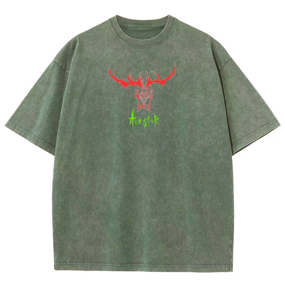 Hazbin Hotel Unisex Fit Washed T-Shirt 2512002664