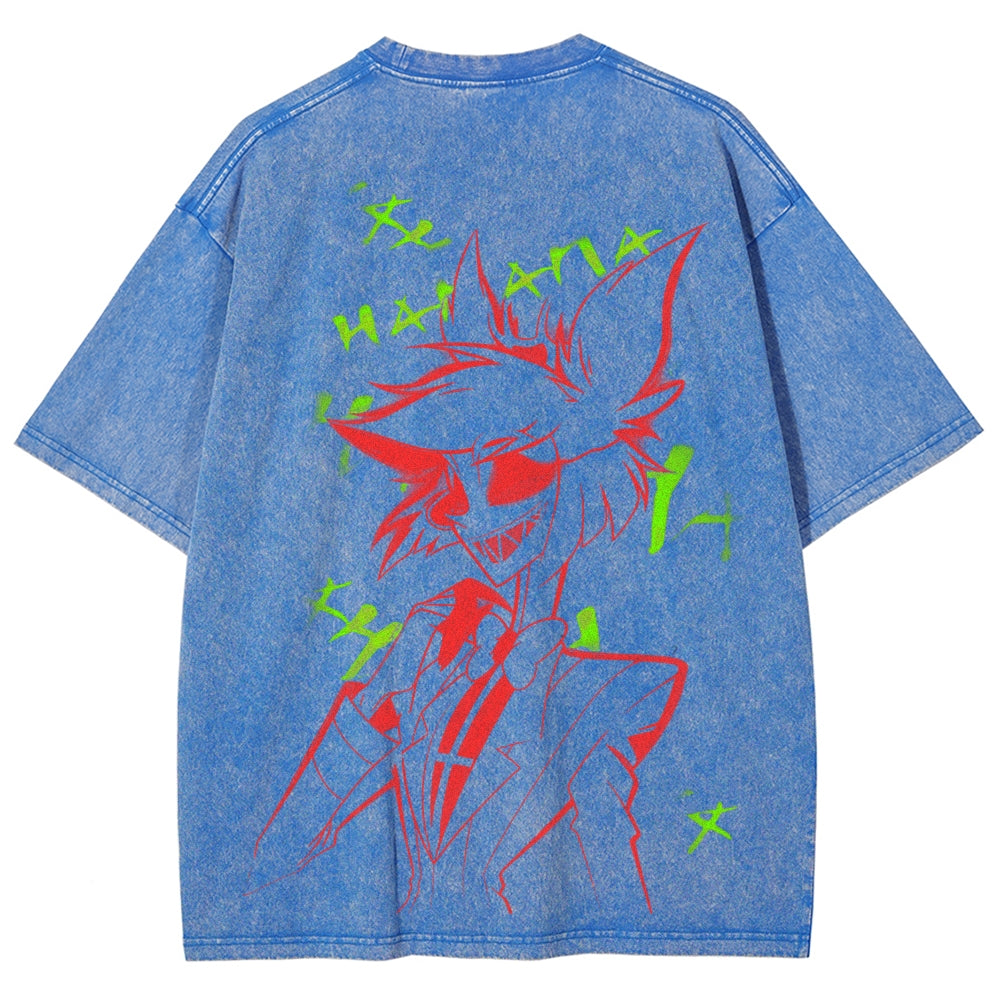 Hazbin Hotel Unisex Fit Washed T-Shirt 2512002664
