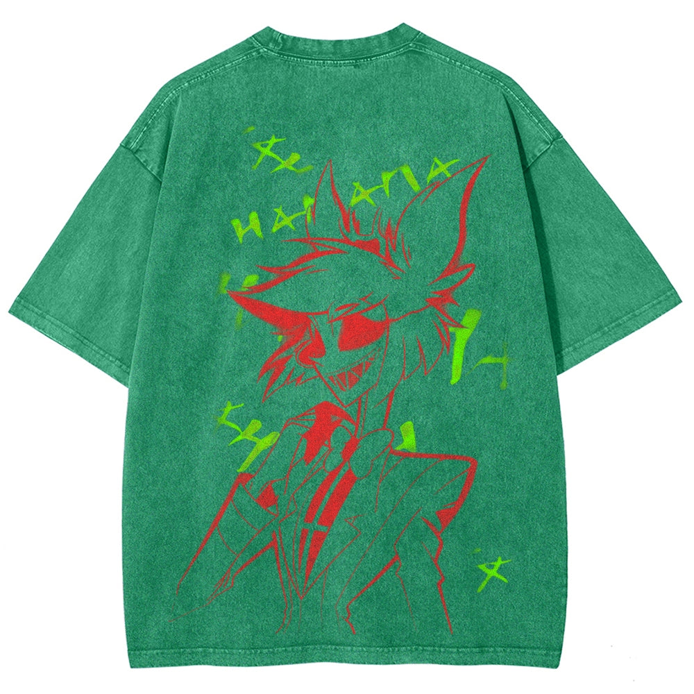 Hazbin Hotel Unisex Fit Washed T-Shirt 2512002664