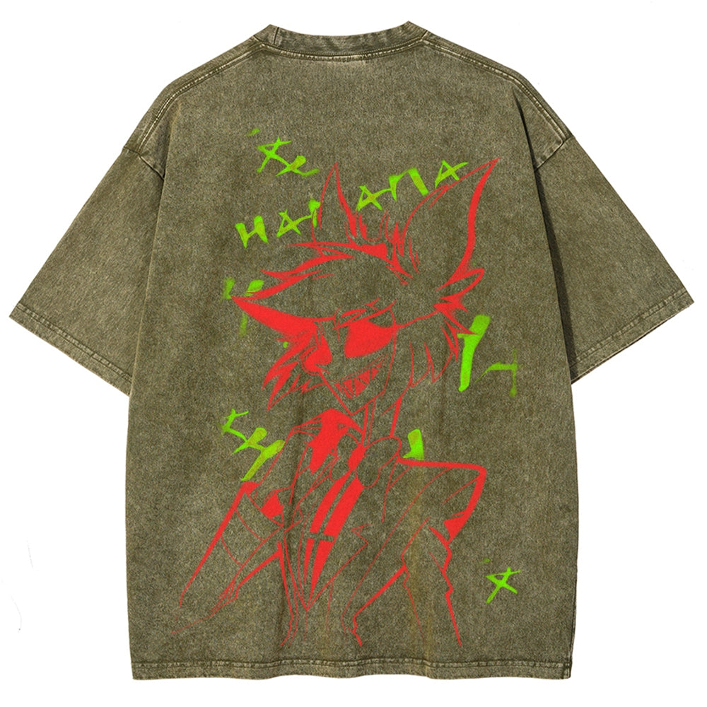 Hazbin Hotel Unisex Fit Washed T-Shirt 2512002664