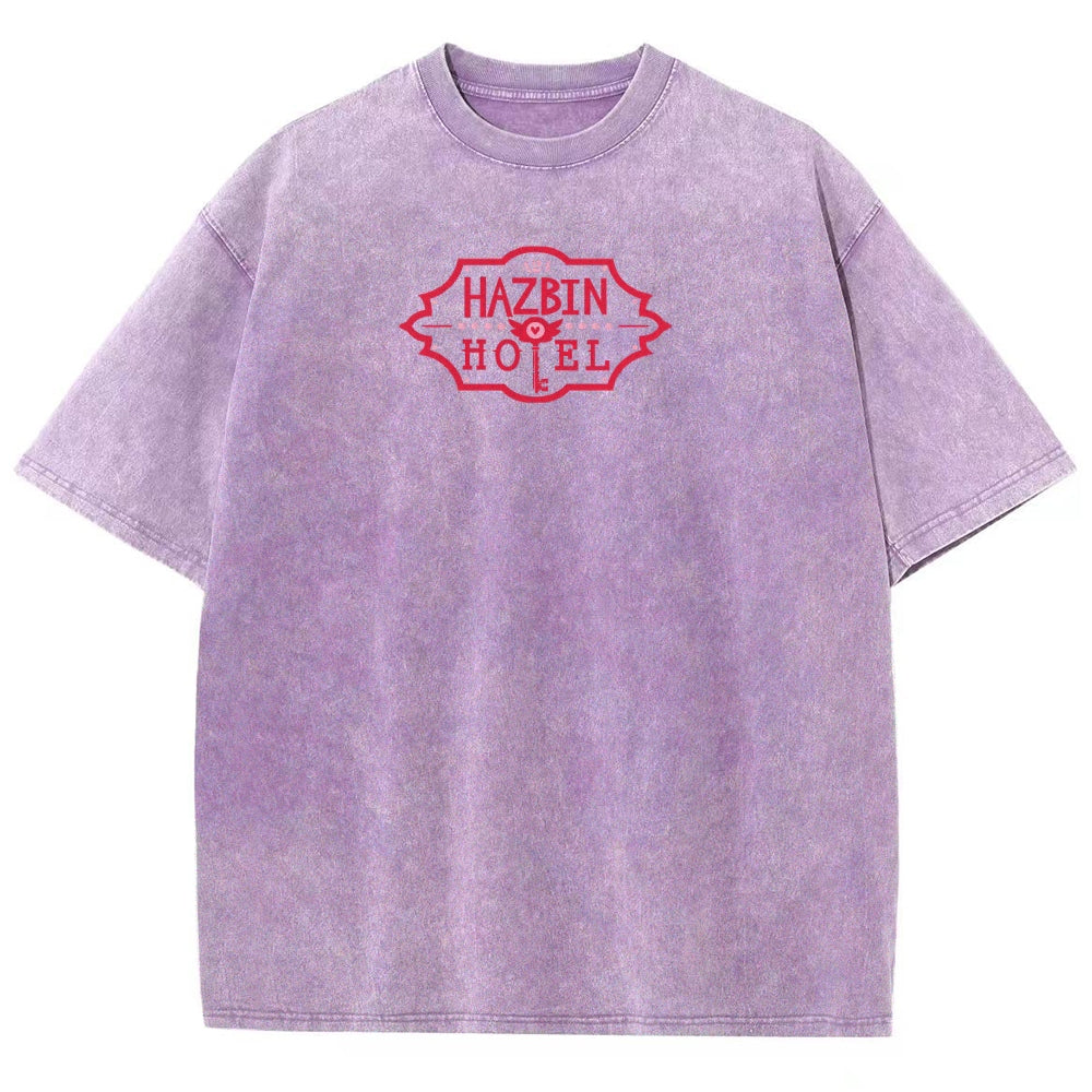 Hazbin Hotel Unisex Fit Washed T-Shirt 2512002788