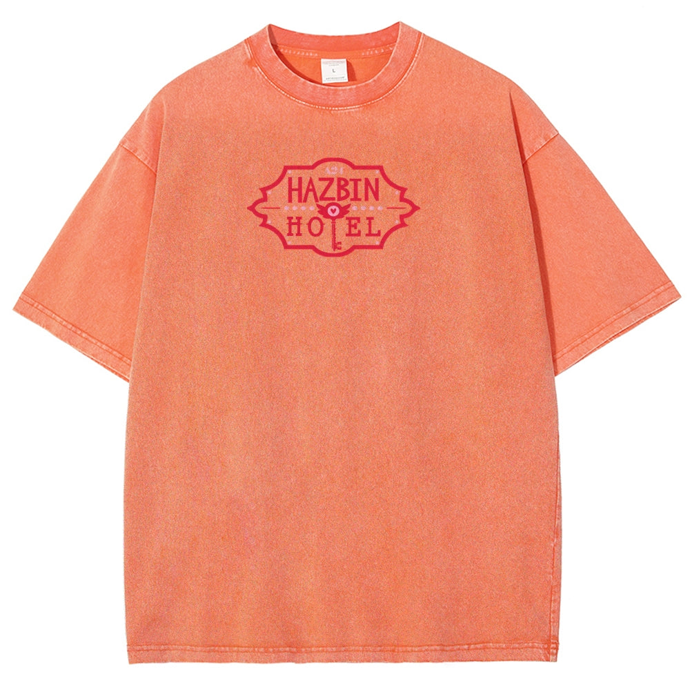 Hazbin Hotel Unisex Fit Washed T-Shirt 2512002788