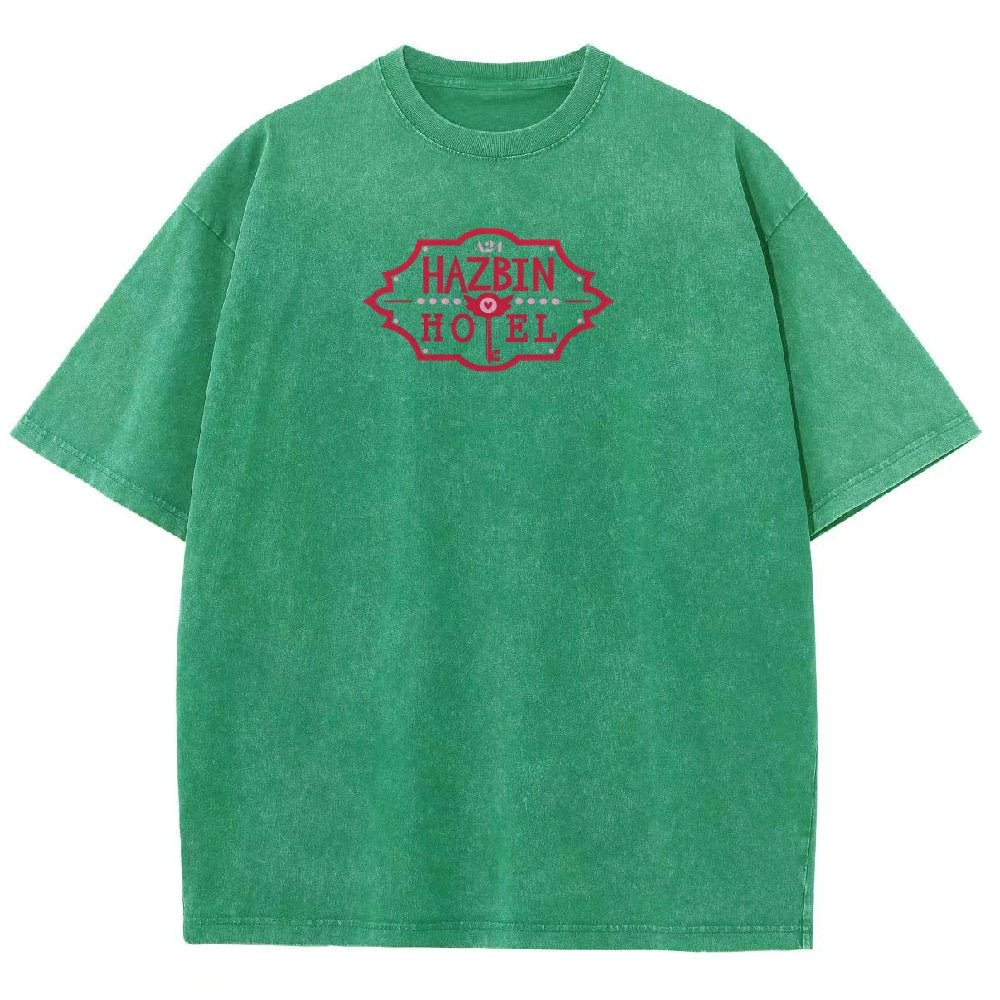 Hazbin Hotel Unisex Fit Washed T-Shirt 2512002788