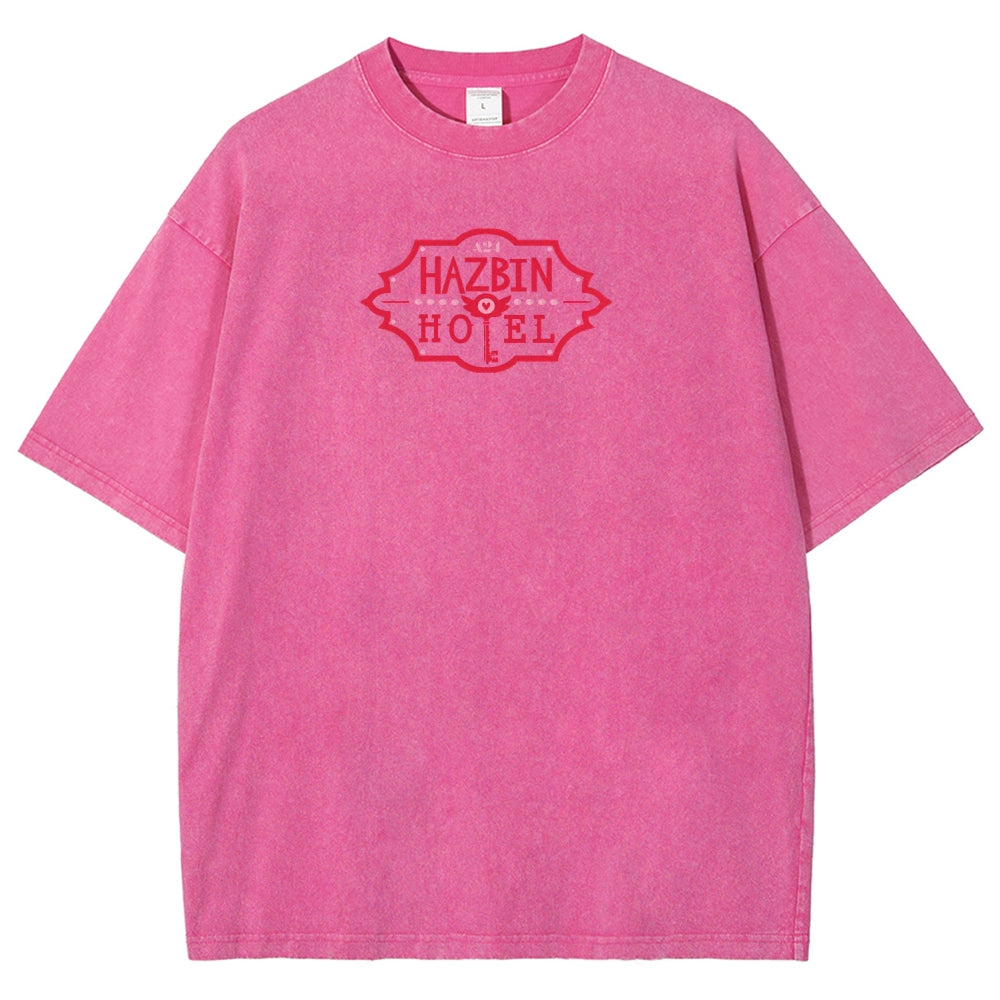 Hazbin Hotel Unisex Fit Washed T-Shirt 2512002788