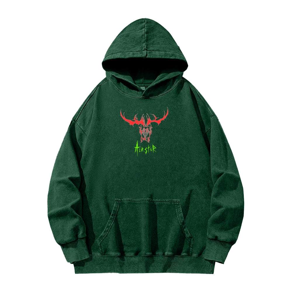 Hazbin Hotel Unisex Washed Hoodie 2512002797