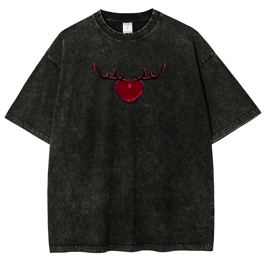 Hazbin Hotel Unisex Fit Washed T-Shirt 2512007891