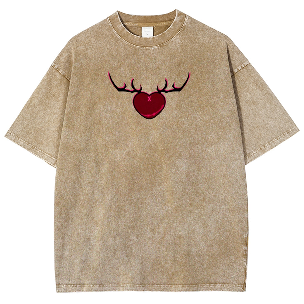Hazbin Hotel Unisex Fit Washed T-Shirt 2512007891