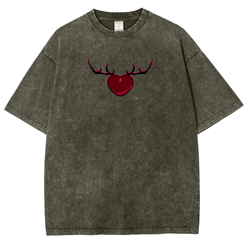 Hazbin Hotel Unisex Fit Washed T-Shirt 2512007891