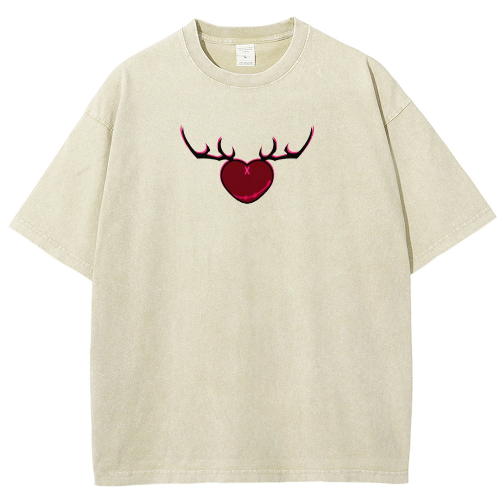 Hazbin Hotel Unisex Fit Washed T-Shirt 2512007891