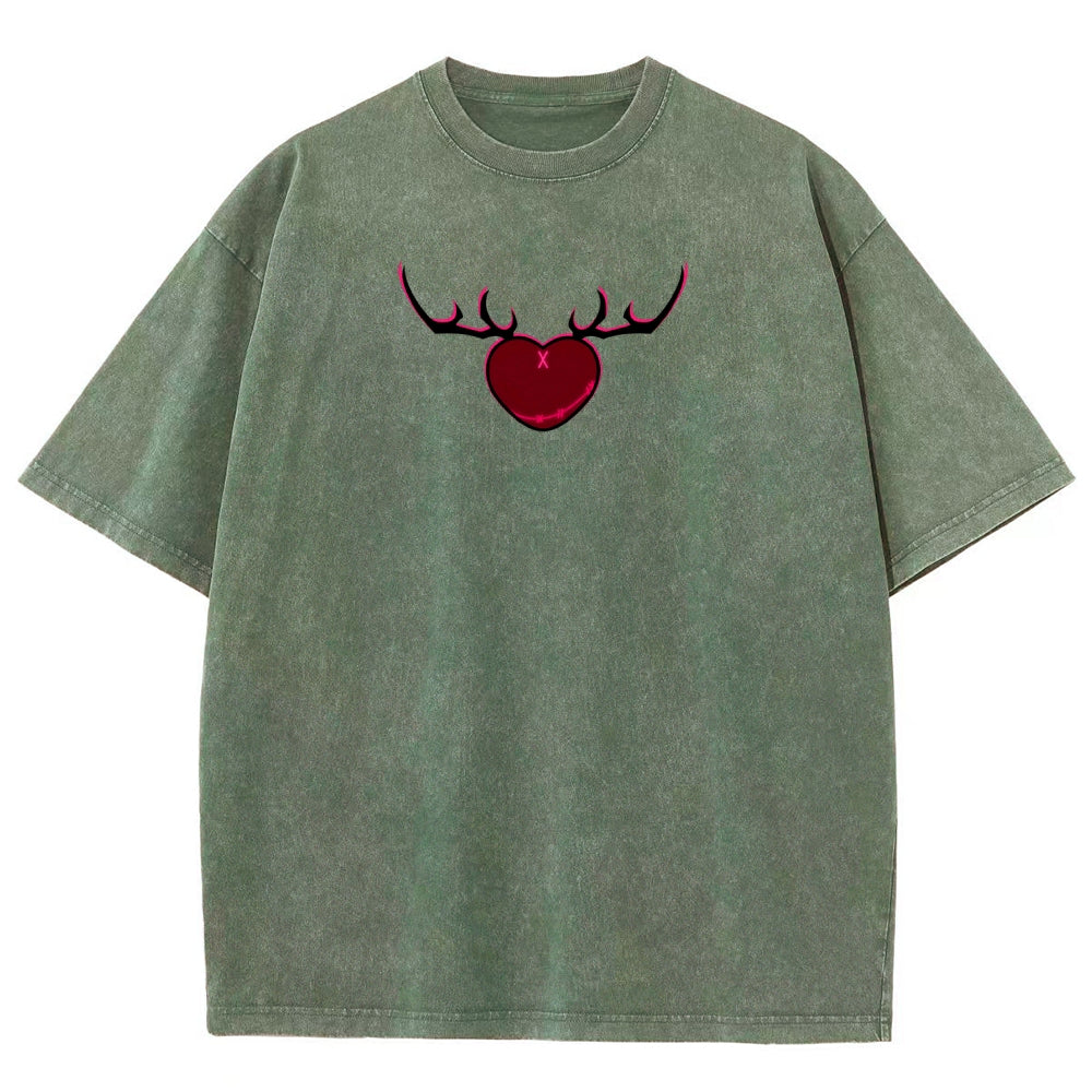 Hazbin Hotel Unisex Fit Washed T-Shirt 2512007891