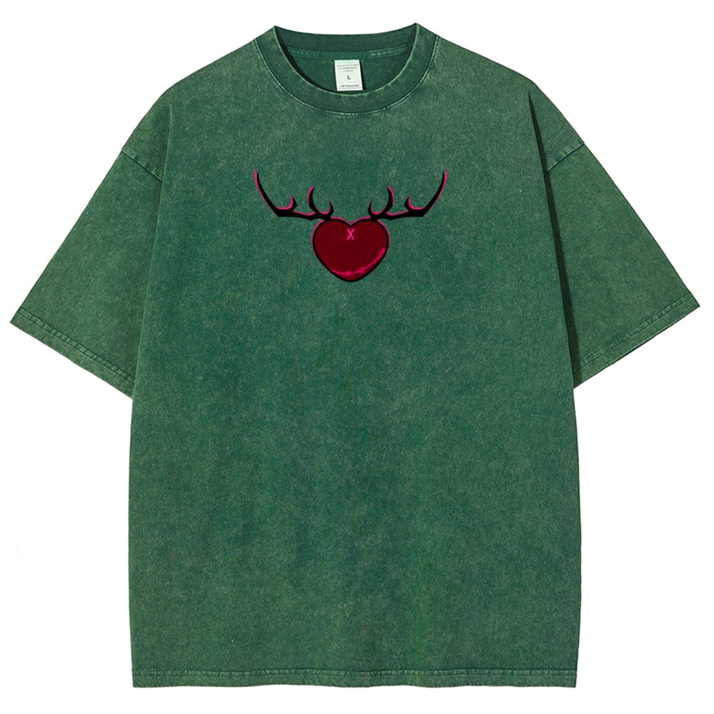 Hazbin Hotel Unisex Fit Washed T-Shirt 2512007891