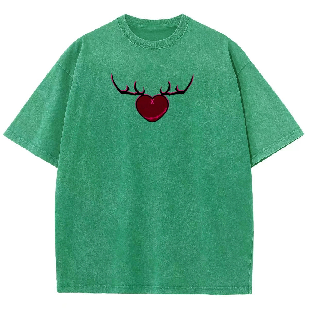 Hazbin Hotel Unisex Fit Washed T-Shirt 2512007891