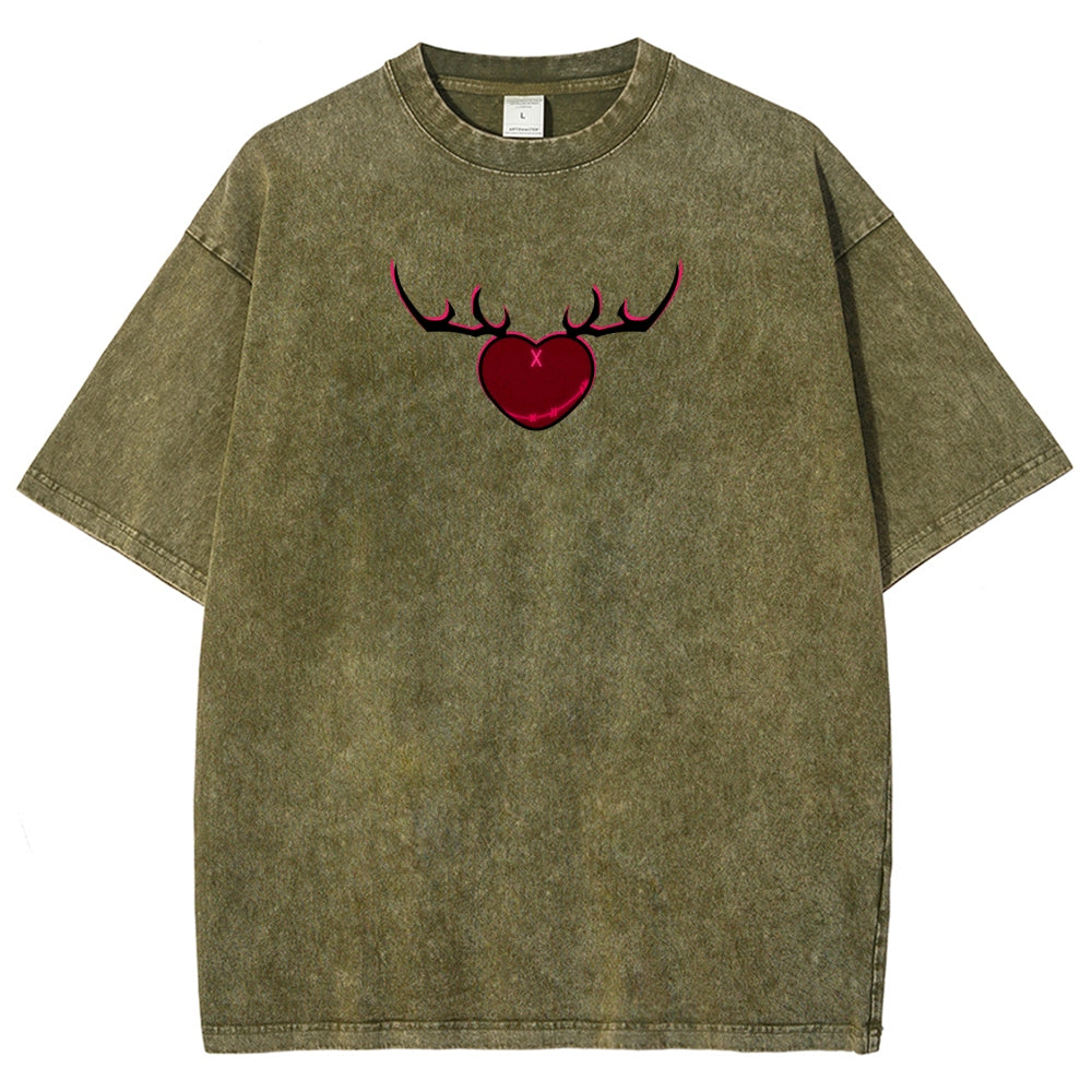 Hazbin Hotel Unisex Fit Washed T-Shirt 2512007891