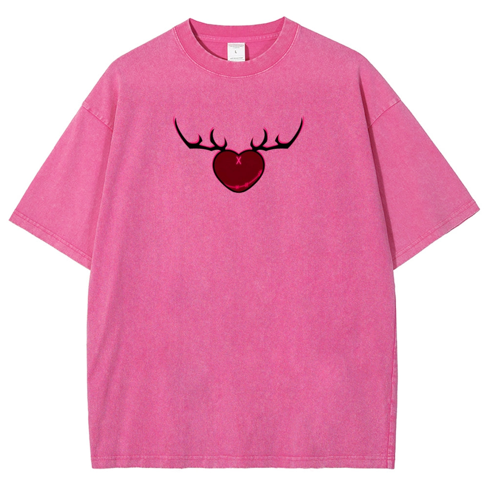 Hazbin Hotel Unisex Fit Washed T-Shirt 2512007891