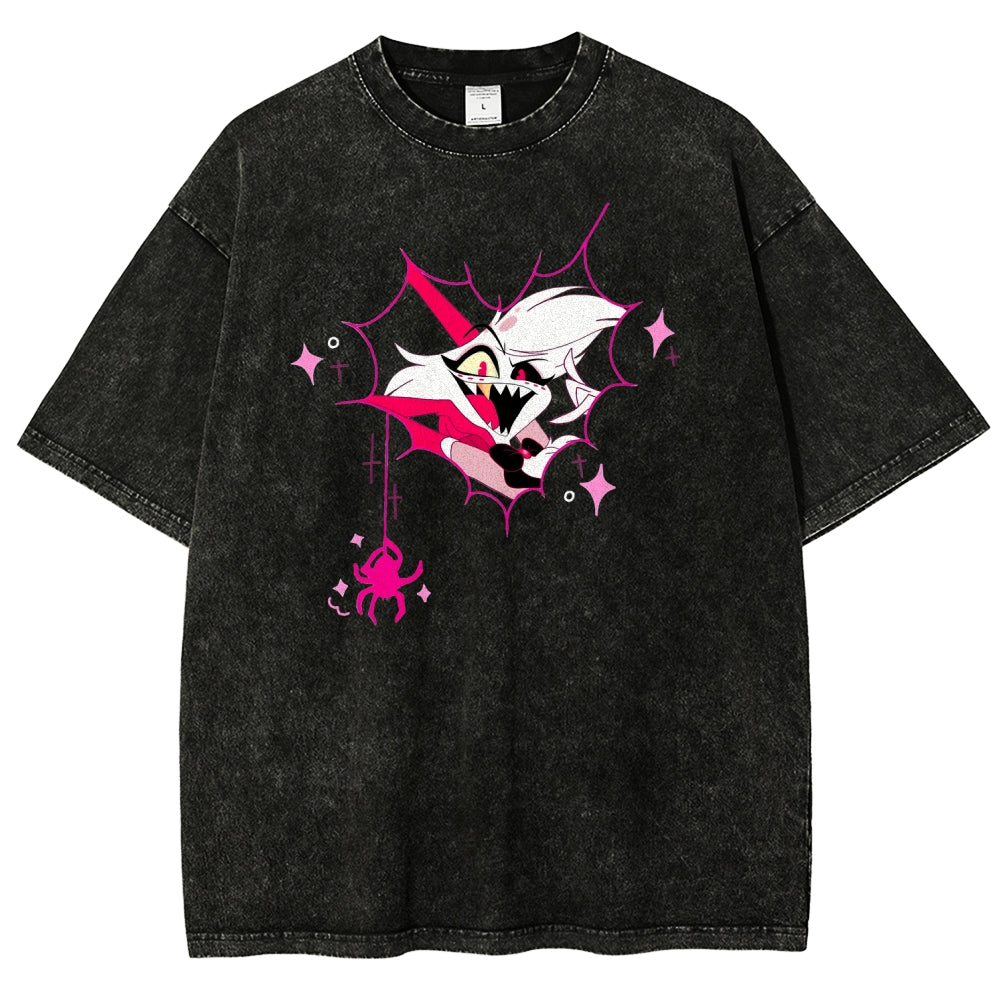 Hazbin Hotel Unisex Fit Washed T-Shirt 2512008799