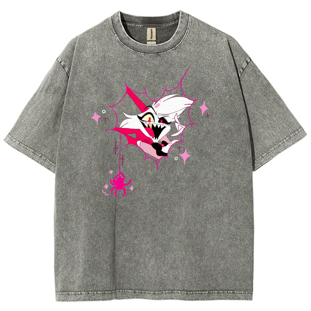 Hazbin Hotel Unisex Fit Washed T-Shirt 2512008799