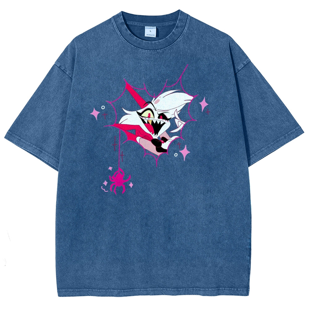 Hazbin Hotel Unisex Fit Washed T-Shirt 2512008799